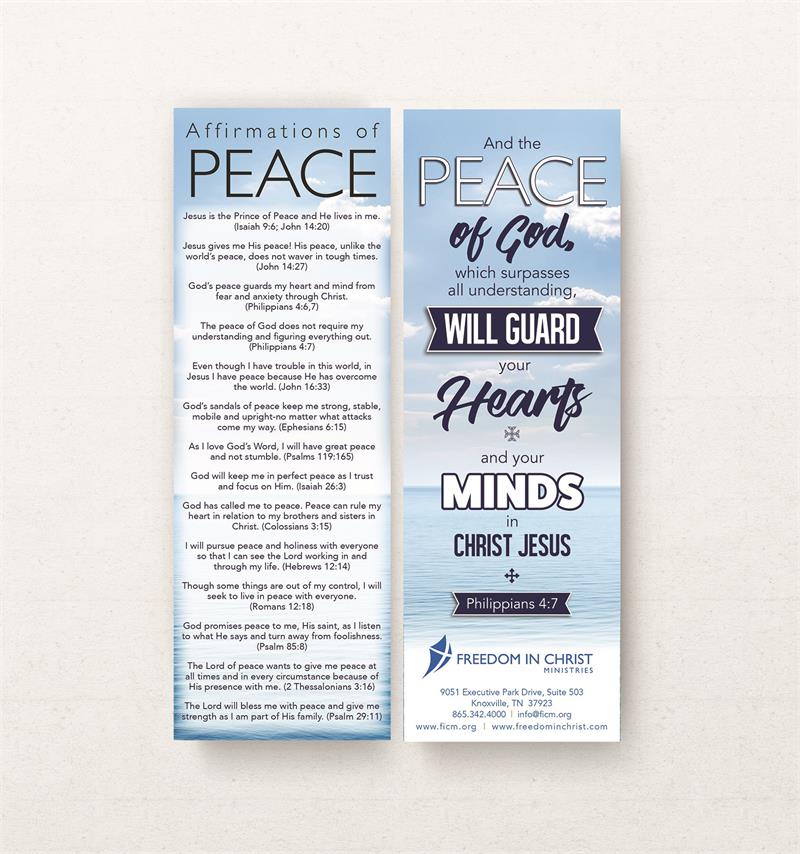 Peace Bookmark (50/pack)